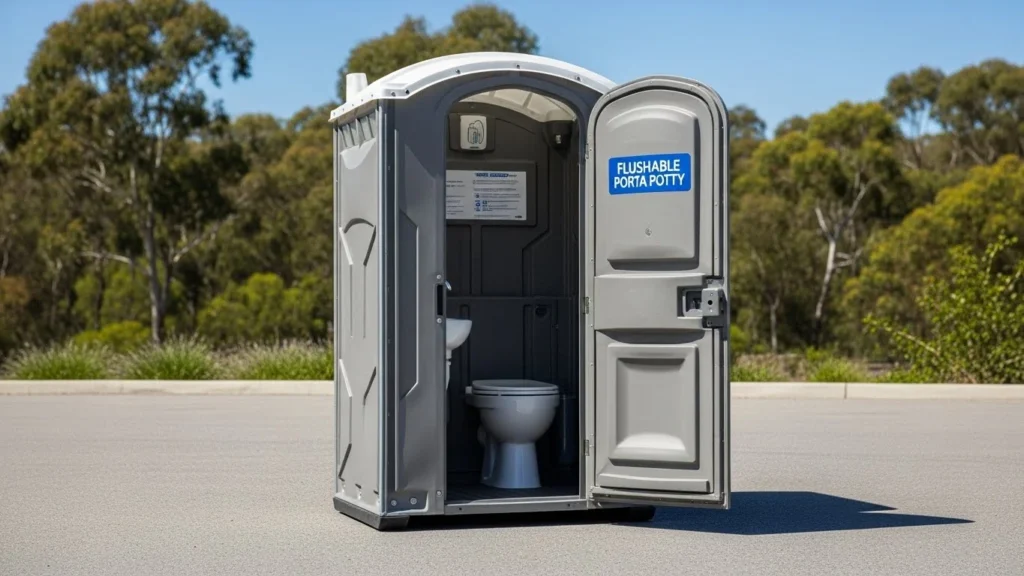 Flushable Porta Potty Rental