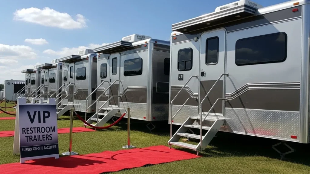 Vip Restroom Trailers Rental