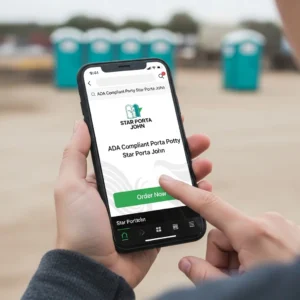 ADA Compliant Porta Potty from Star Porta John