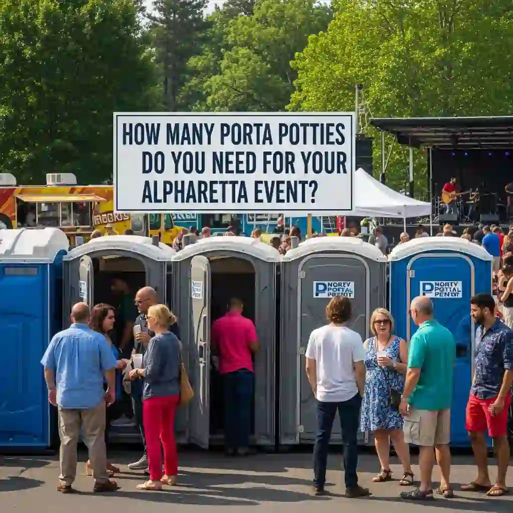 How Many Porta Potties Do You Need for Your Alpharetta Event