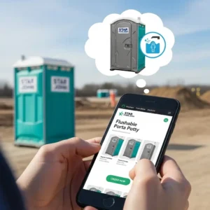 How to Order a Flushable Porta Potty from Star Porta John