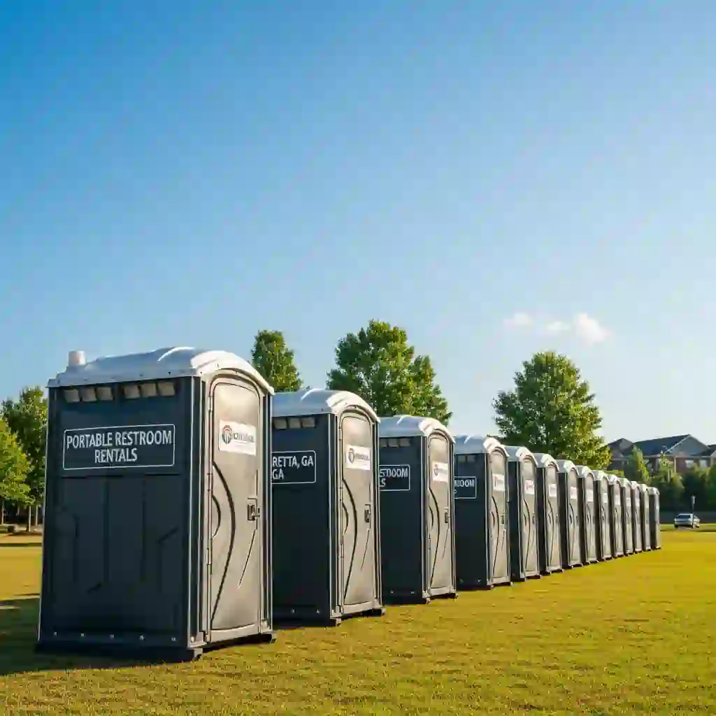 Our Portable Restroom Rentals in Alpharetta, GA