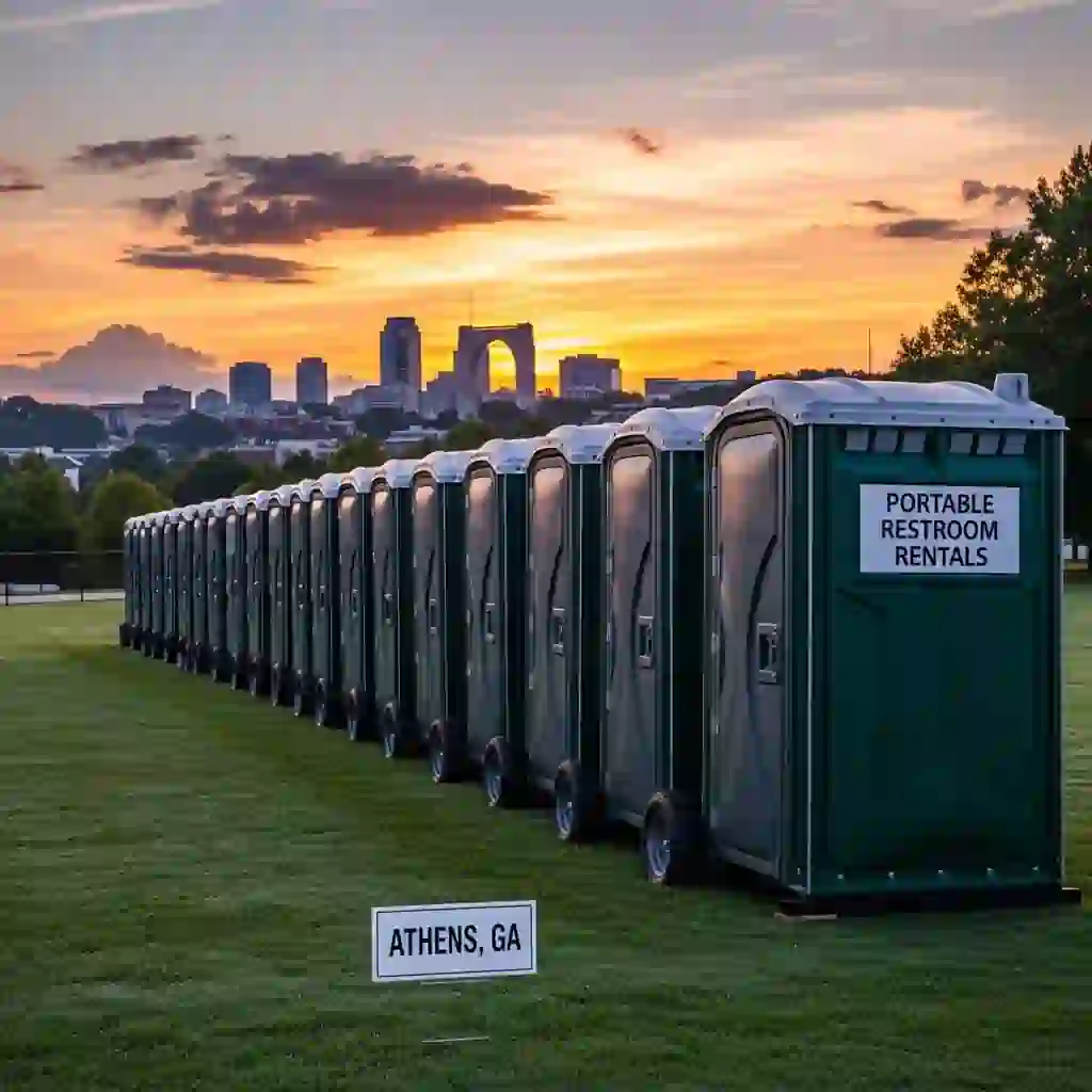 Our Portable Restroom Rentals in Athens, GA