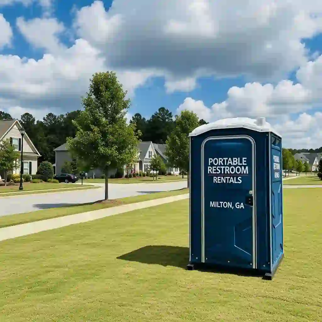 Our Portable Restroom Rentals in Milton, GA