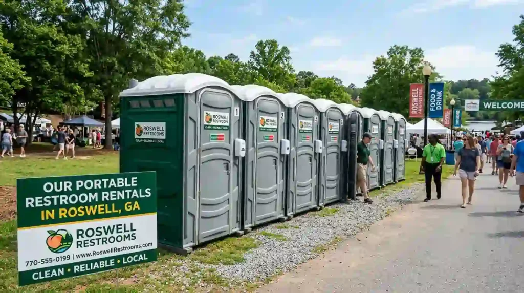 Our Portable Restroom Rentals in Roswell, GA